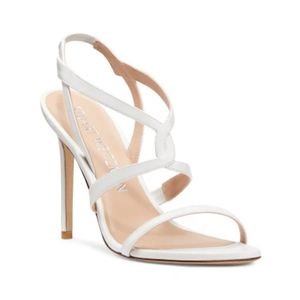 Stuart Weitzman Soiree Strappy Sandal - white size 7 US 37.5 EU